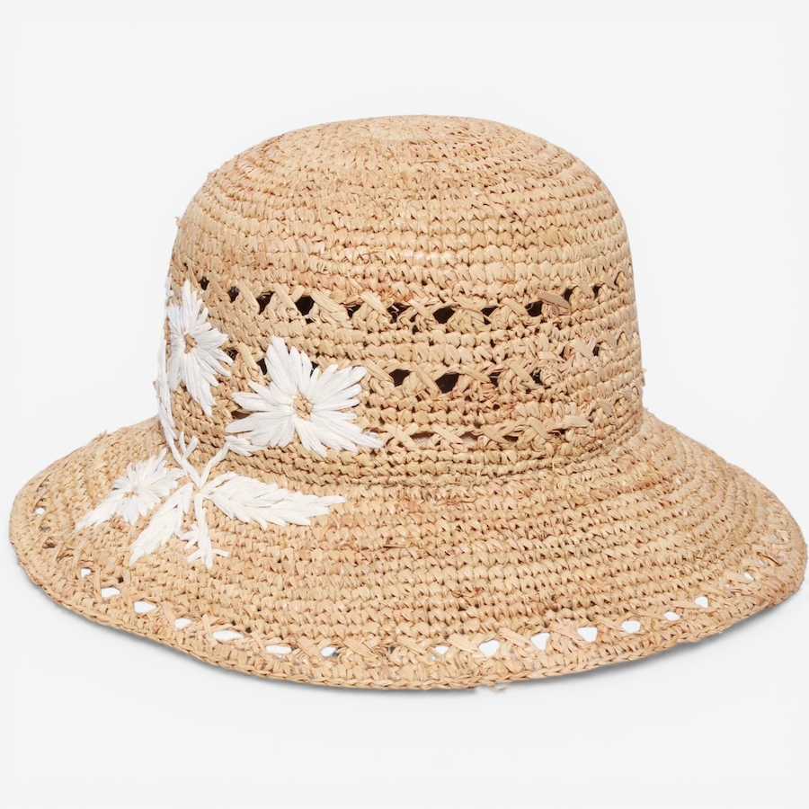 Image 104866_ALTMORE1.jpg, Product 104-866 / Price $44.33, LOEVENICH Raffia Cloche with Crochet Pattern from Loevenich on TSC.ca's Fashion department