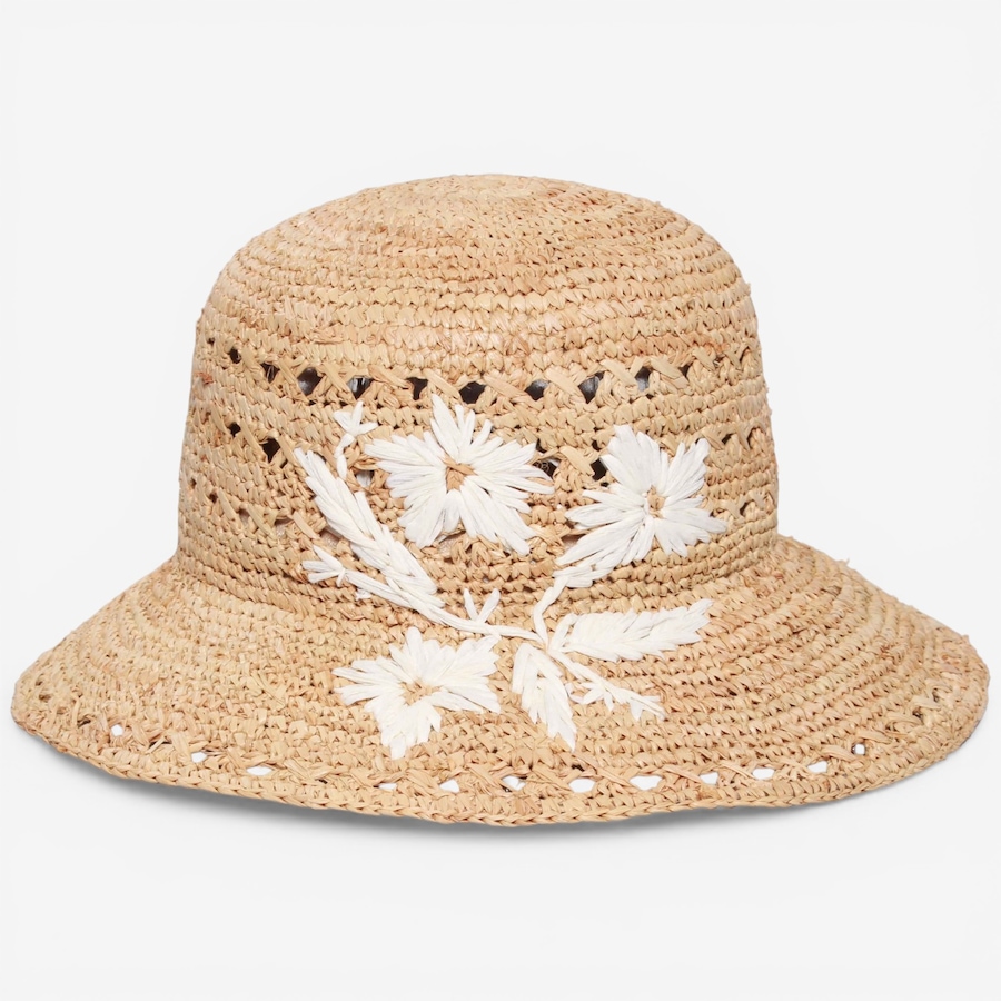 Image 104866_WHPPR.jpg, Product 104-866 / Price $44.33, LOEVENICH Raffia Cloche with Crochet Pattern from Loevenich on TSC.ca's Fashion department