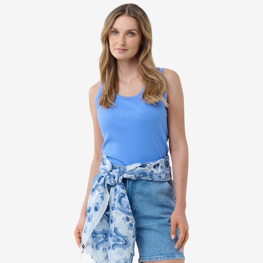 Image 104916_ALTMORE5.jpg, Product 104-916 / Price $54.88, V. Fraas Tile Print Hemp Wrap from FRAAS on TSC.ca's Fashion department