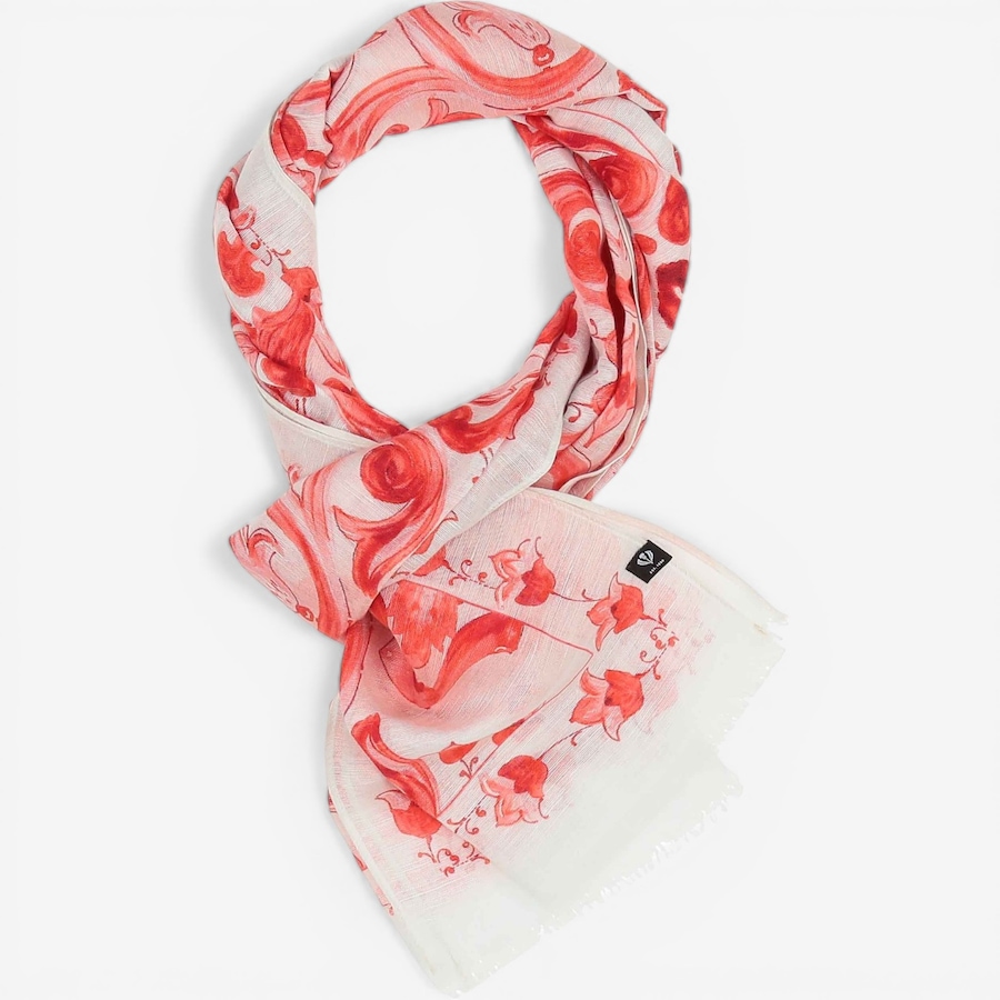 Image 104916_FRHRD.jpg, Product 104-916 / Price $54.88, V. Fraas Tile Print Hemp Wrap from FRAAS on TSC.ca's Fashion department