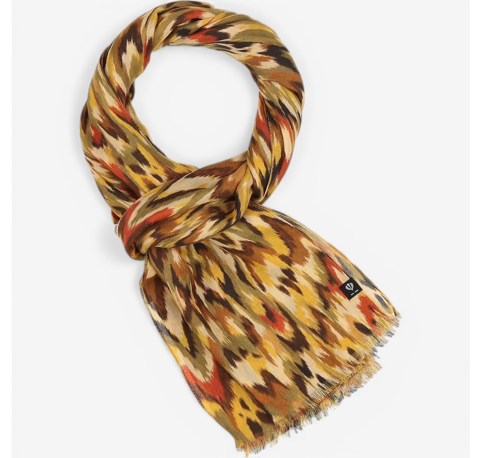 Image 104917_ALTMORE1.jpg, Product 104-917 / Price $88.00, V. Fraas Abstract Blurred Viscose Scarf from FRAAS on TSC.ca's Fashion department
