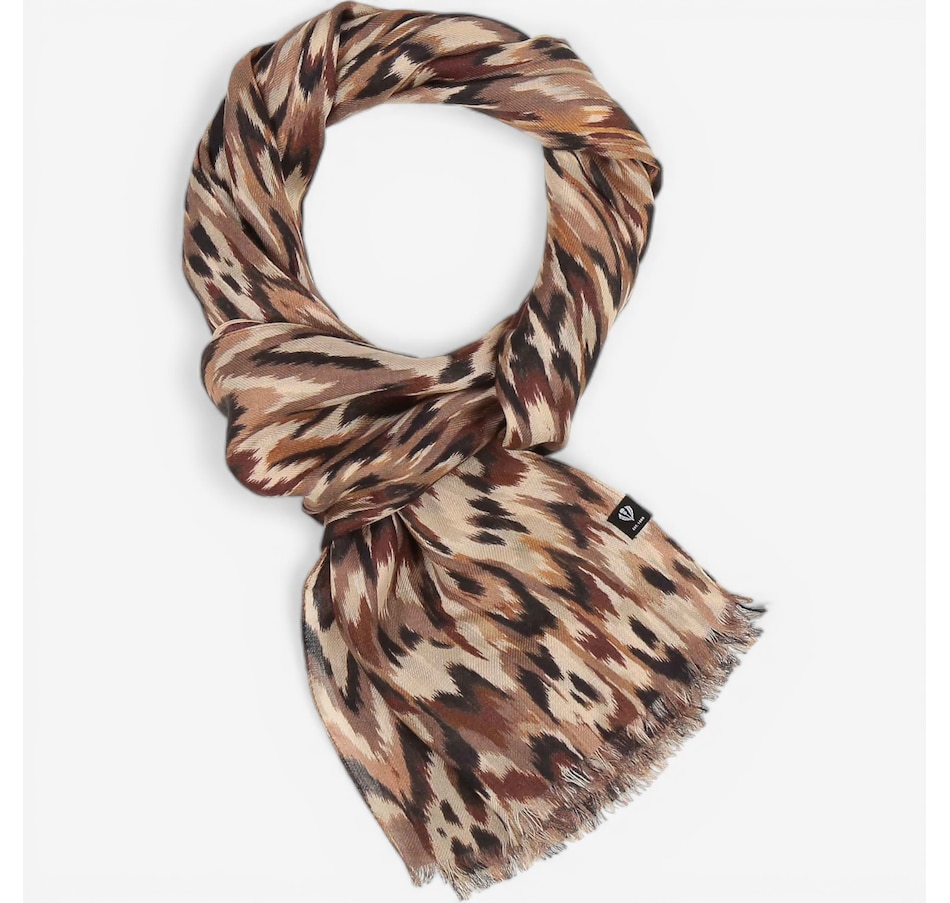 Image 104917_ALTMORE2.jpg, Product 104-917 / Price $88.00, V. Fraas Abstract Blurred Viscose Scarf from FRAAS on TSC.ca's Fashion department