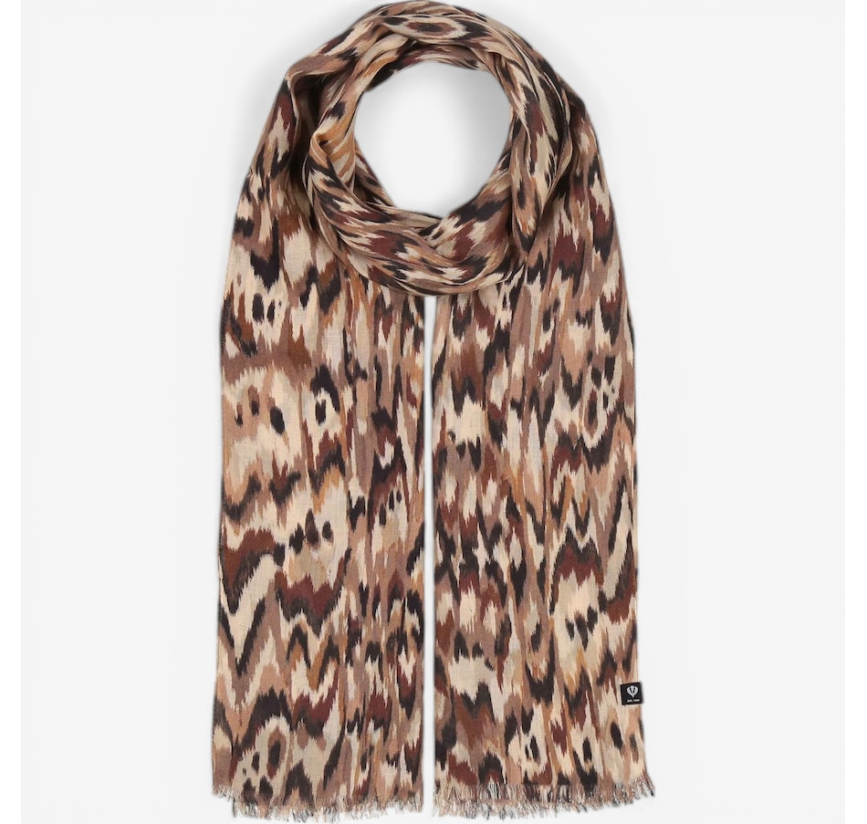 Image 104917_DBESP.jpg, Product 104-917 / Price $88.00, V. Fraas Abstract Blurred Viscose Scarf from FRAAS on TSC.ca's Fashion department