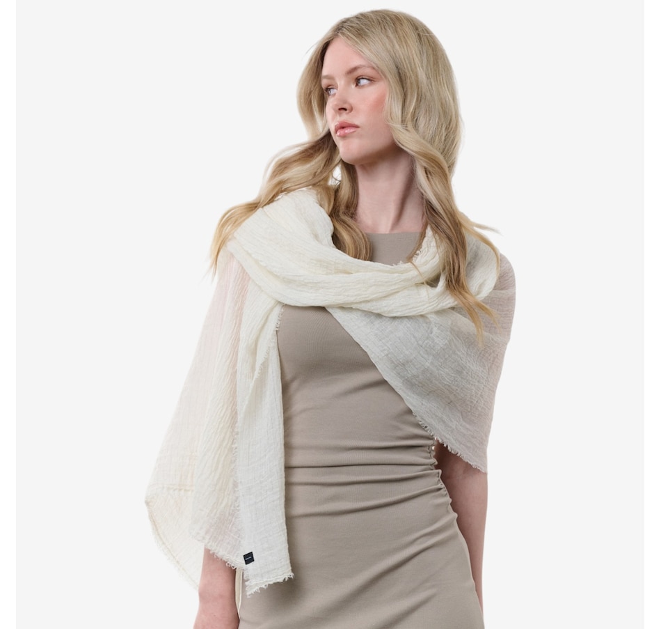 Image 104918_BTRC.jpg, Product 104-918 / Price $53.00, V. Fraas Summer Shimmer Stripe Wrap from FRAAS on TSC.ca's Fashion department
