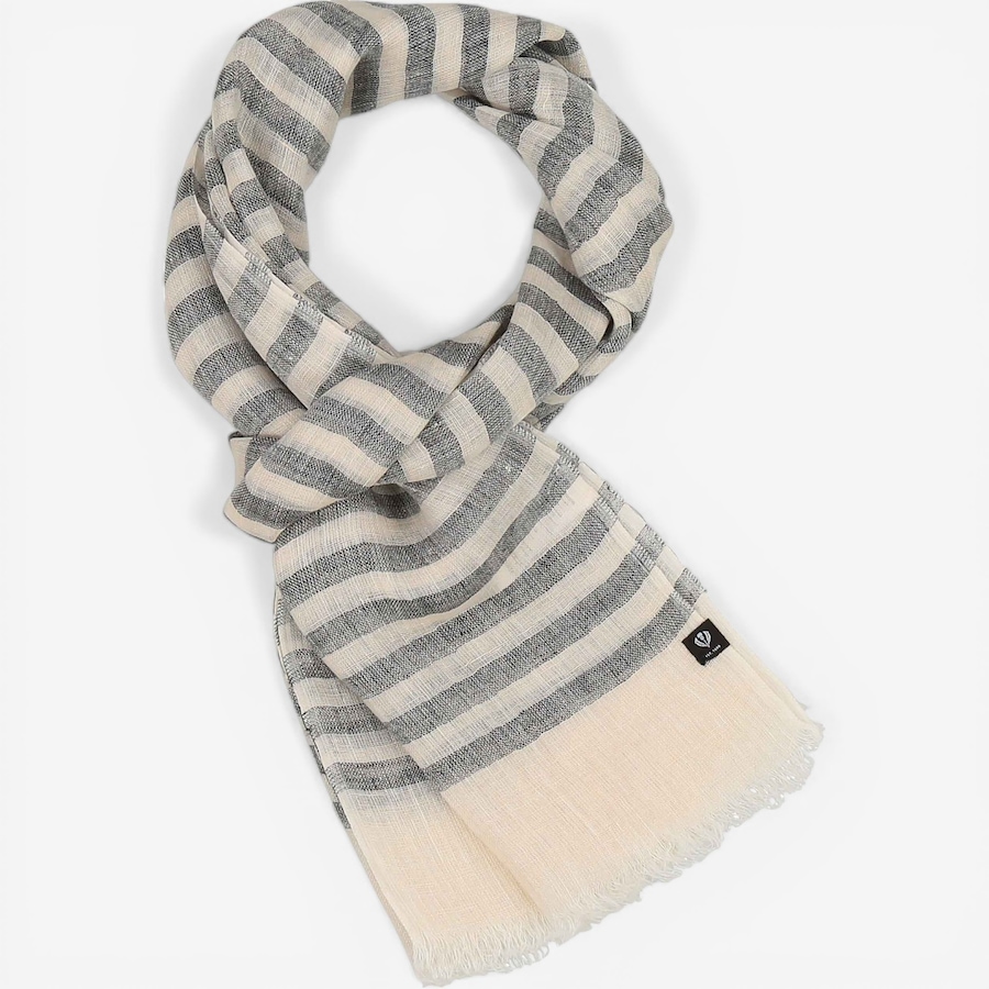 Image 104919_ALTMORE2.jpg, Product 104-919 / Price $82.00, V. Fraas Sea Stripes Linen Wrap from FRAAS on TSC.ca's Fashion department