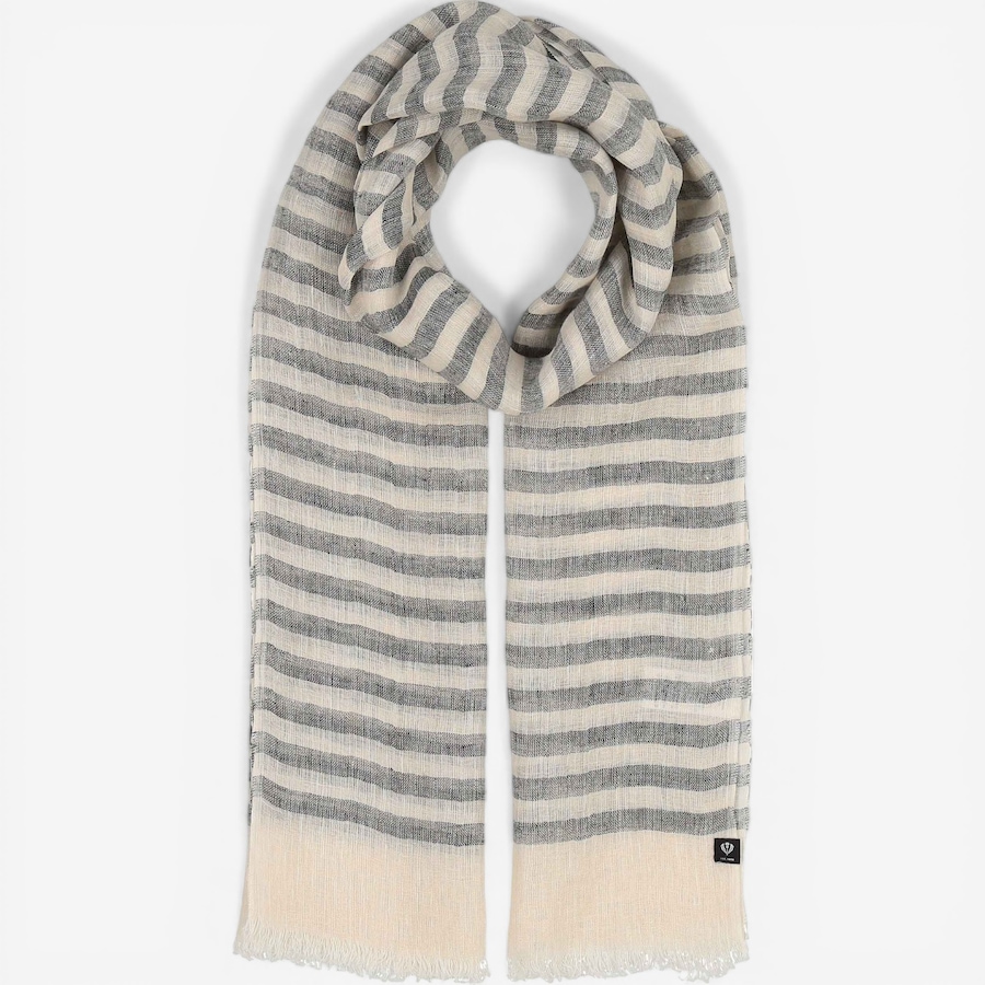 Image 104919_CAV.jpg, Product 104-919 / Price $82.00, V. Fraas Sea Stripes Linen Wrap from FRAAS on TSC.ca's Fashion department