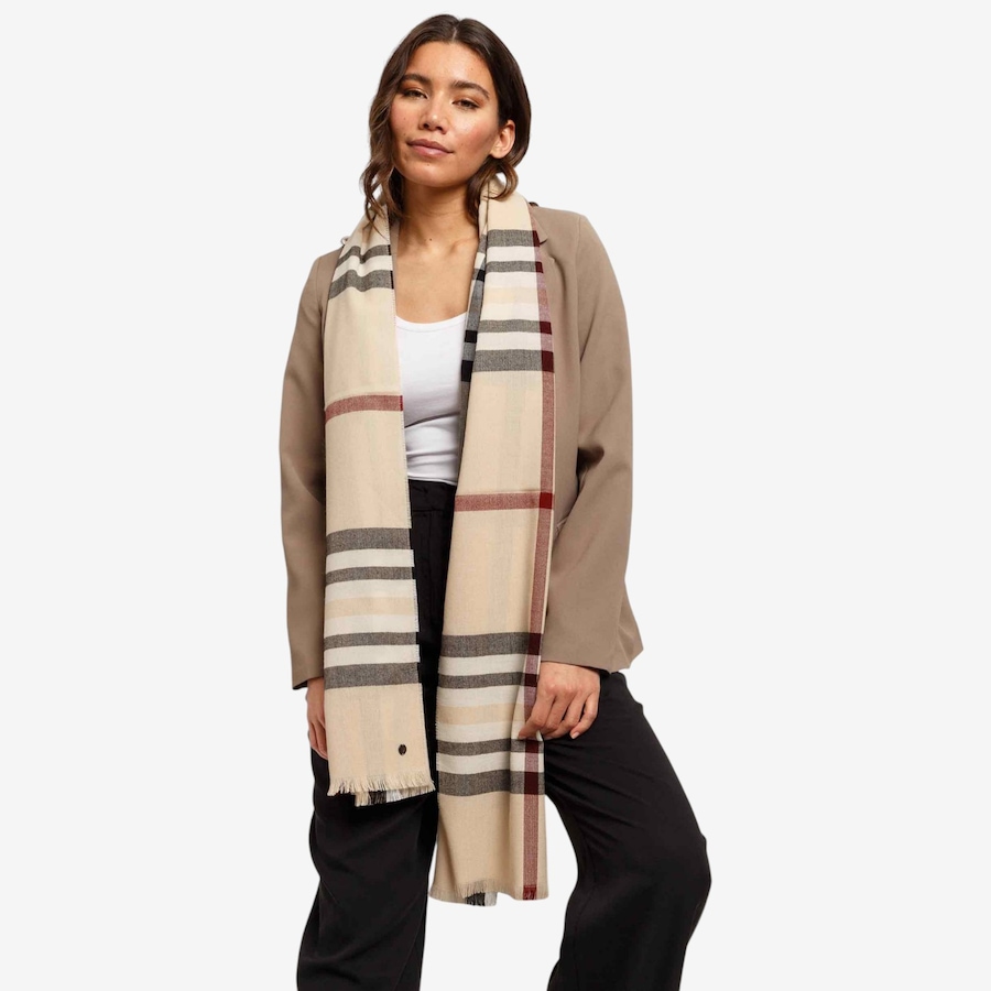 Image 104920_ALTMORE1.jpg, Product 104-920 / Price $64.00, V. Fraas Plaid Lightweight Wrap from FRAAS on TSC.ca's Fashion department