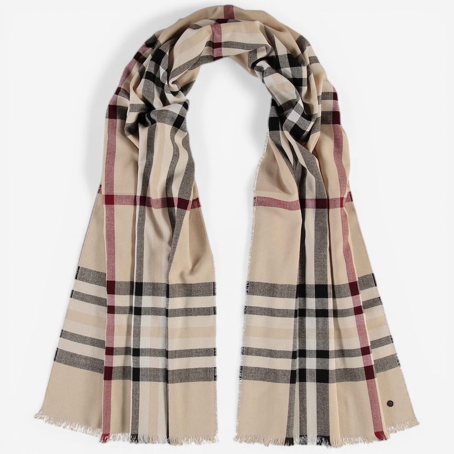 Image 104920_ALTMORE2.jpg, Product 104-920 / Price $64.00, V. Fraas Plaid Lightweight Wrap from FRAAS on TSC.ca's Fashion department