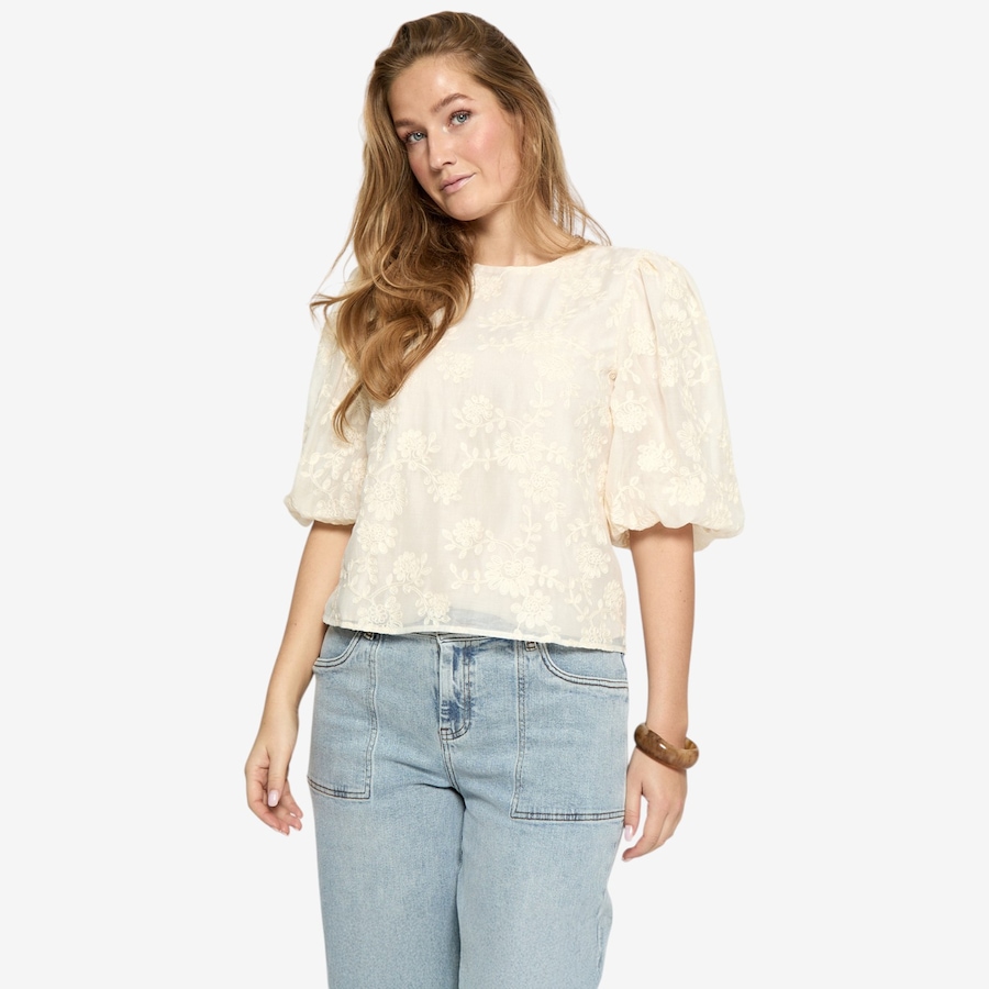 Image 104927_CRME.jpg, Product 104-927 / Price $145.00, Peppercorn Nomara Blouse from Peppercorn on TSC.ca's Fashion department
