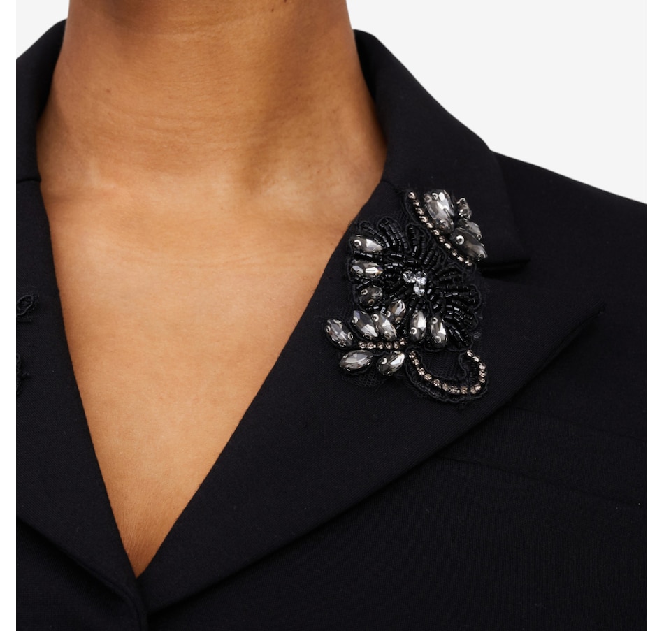 Image 104950_ALTMORE2.jpg, Product 104-950 / Price $199.88, Brian Bailey Ponte Crystal Appliqué Jacket from Brian Bailey on TSC.ca's Fashion department