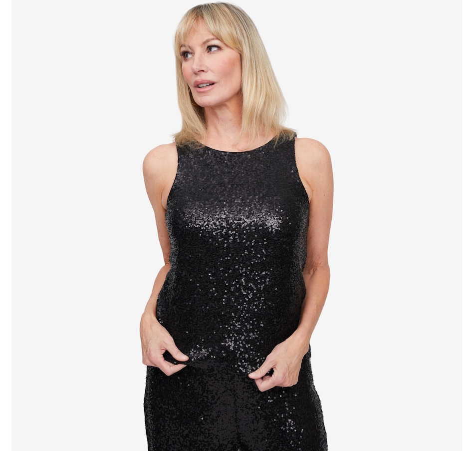 Image 104954_BLK.jpg, Product 104-954 / Price $120.00, Brian Bailey Sequin Tank from Brian Bailey on TSC.ca's Fashion department