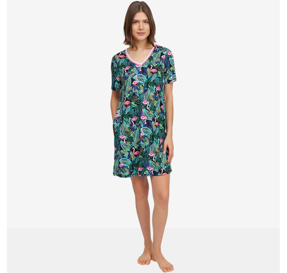 Image 104970_FLGPL.jpg, Product 104-970 / Price $50.00, Cuddl Duds Cool & Airy Sleep Dress from Cuddl Duds on TSC.ca's Fashion department