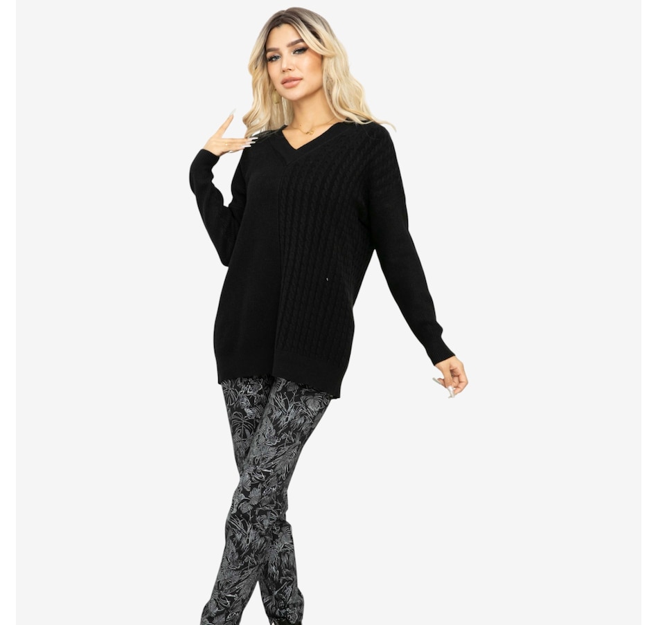 Image 104980_ALTMORE3.jpg, Product 104-980 / Price $54.88, Orange Fashion Village Sade Elegance V-Neck Sweater from Orange Fashion Village on TSC.ca's Fashion department