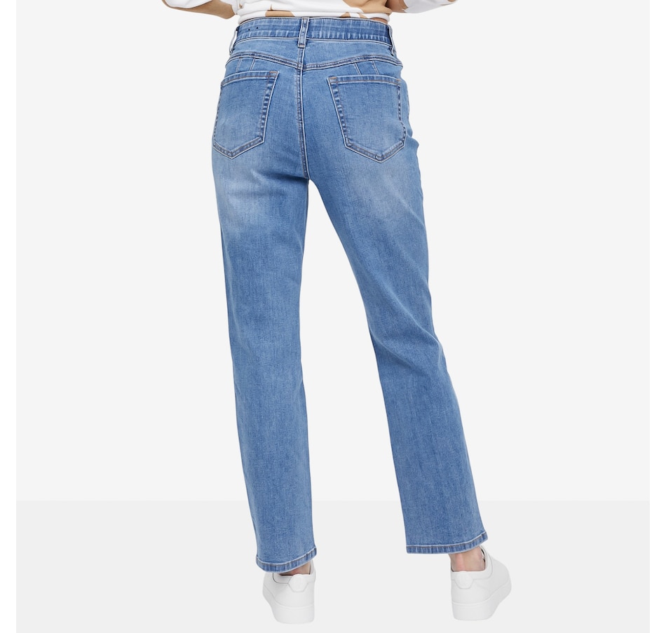 Image 104989_ALTMORE2.jpg, Product 104-989 / Price $89.00, claudia ev Curvy Hugging Straight Ankle Jean from claudia ev on TSC.ca's Fashion department