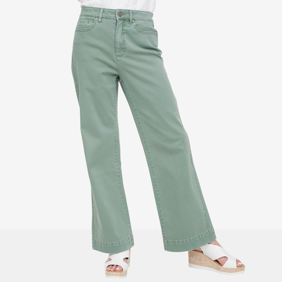 Image 104995_MOS.jpg, Product 104-995 / Price $29.33, claudia ev Comfort Stretch Fly Front Wide Leg Pant from claudia ev on TSC.ca's Fashion department
