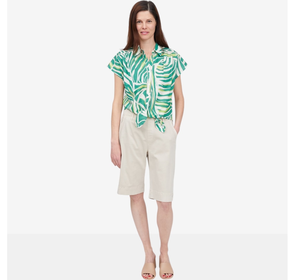 Image 105077_ALTMORE3.jpg, Product 105-077 / Price $79.00, claudia ev Pull-On Bermuda Short from claudia ev on TSC.ca's Fashion department