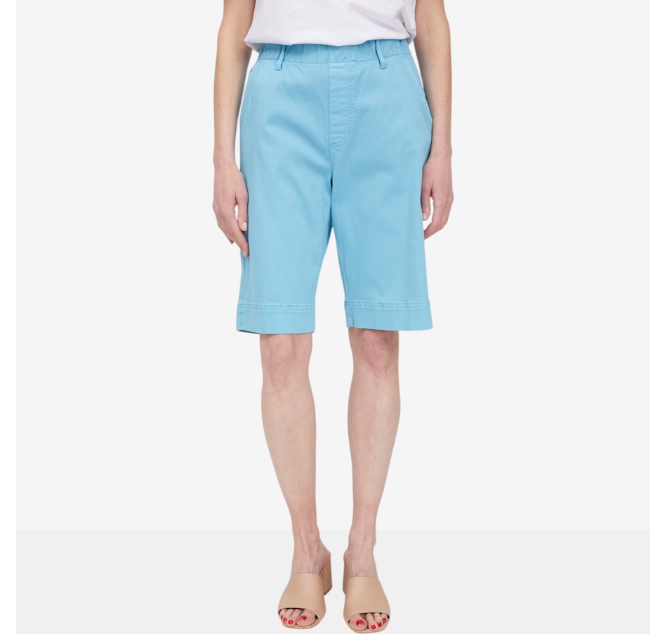 Image 105077_AQSK.jpg, Product 105-077 / Price $79.00, claudia ev Pull-On Bermuda Short from claudia ev on TSC.ca's Fashion department