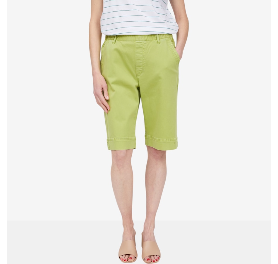 Image 105077_MINTL.jpg, Product 105-077 / Price $79.00, claudia ev Pull-On Bermuda Short from claudia ev on TSC.ca's Fashion department