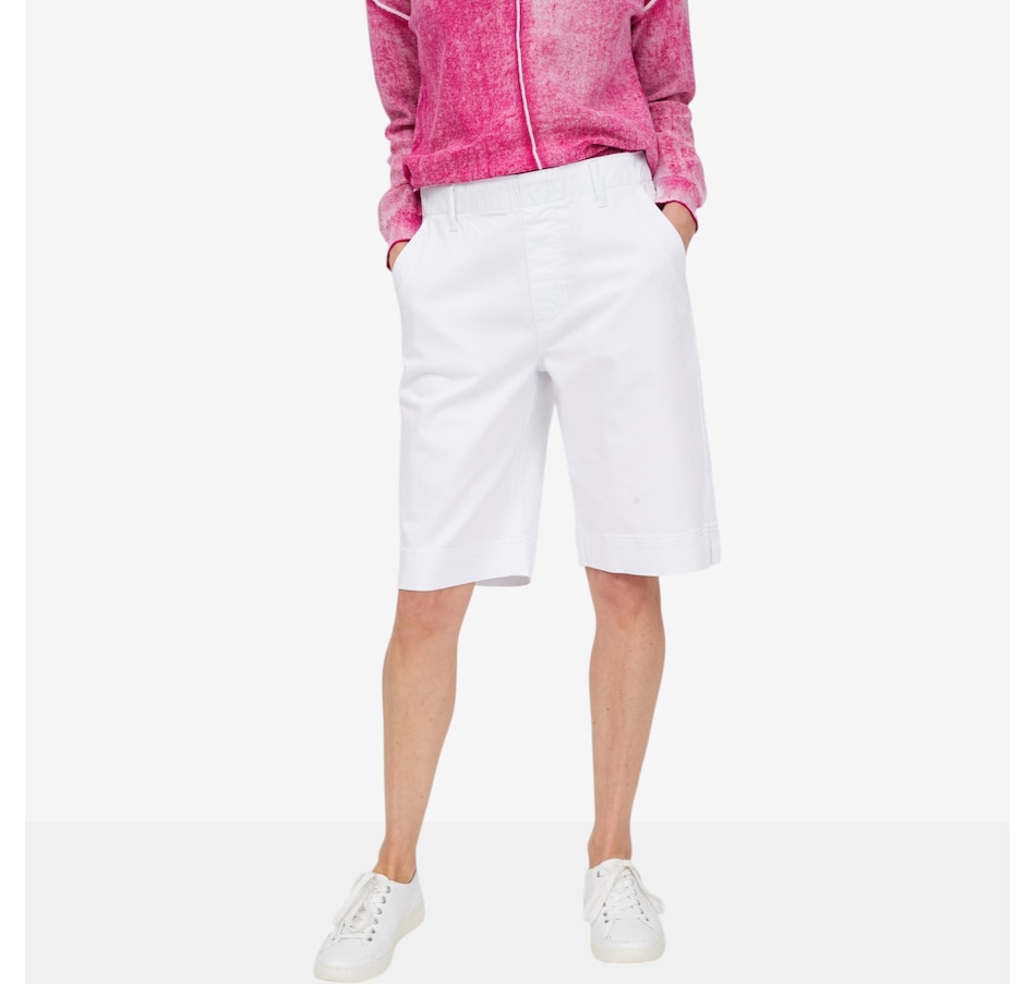 Image 105077_WHT.jpg, Product 105-077 / Price $79.00, claudia ev Pull-On Bermuda Short from claudia ev on TSC.ca's Fashion department
