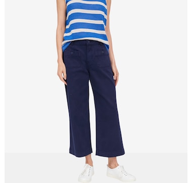 claudia ev Crop Denim Pant
