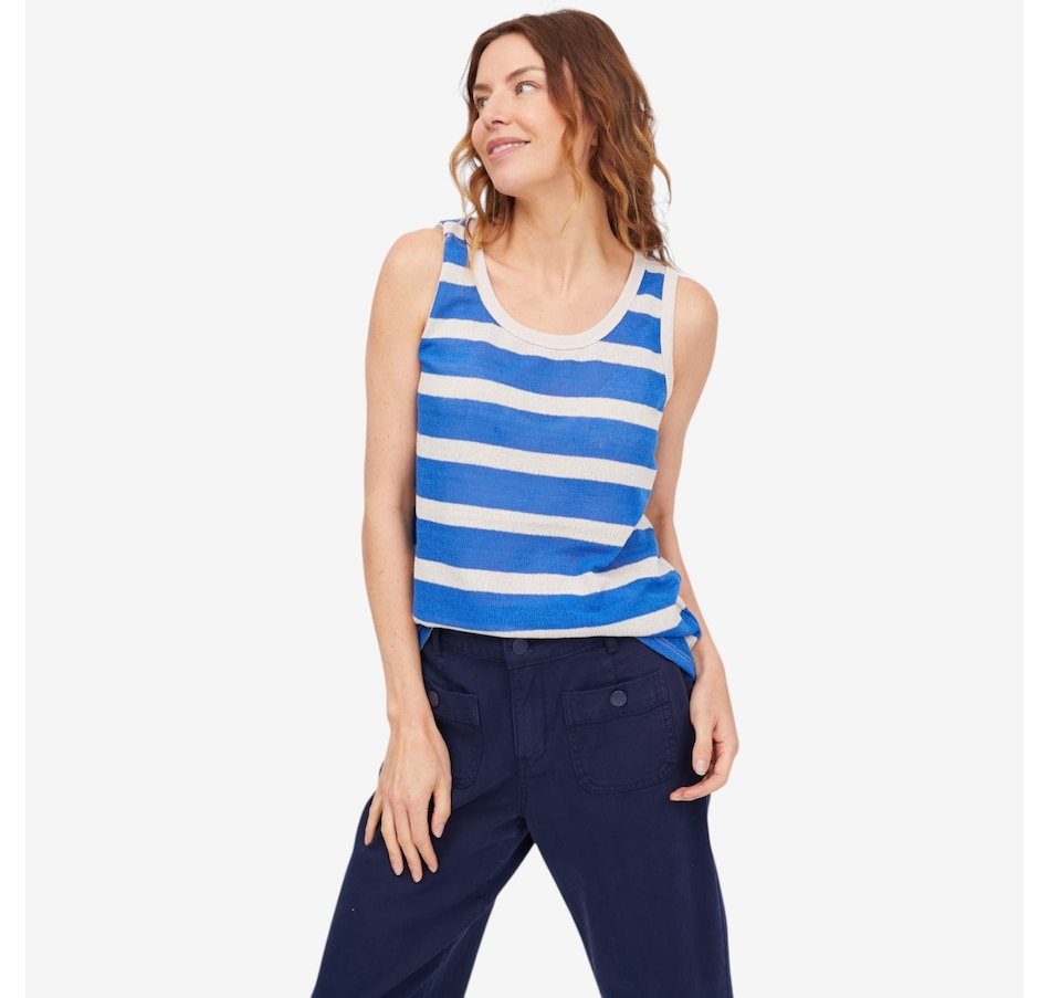 Image 105108_TURSA.jpg, Product 105-108 / Price $44.99, claudia ev Sleeveless Rib Top from claudia ev on TSC.ca's Fashion department