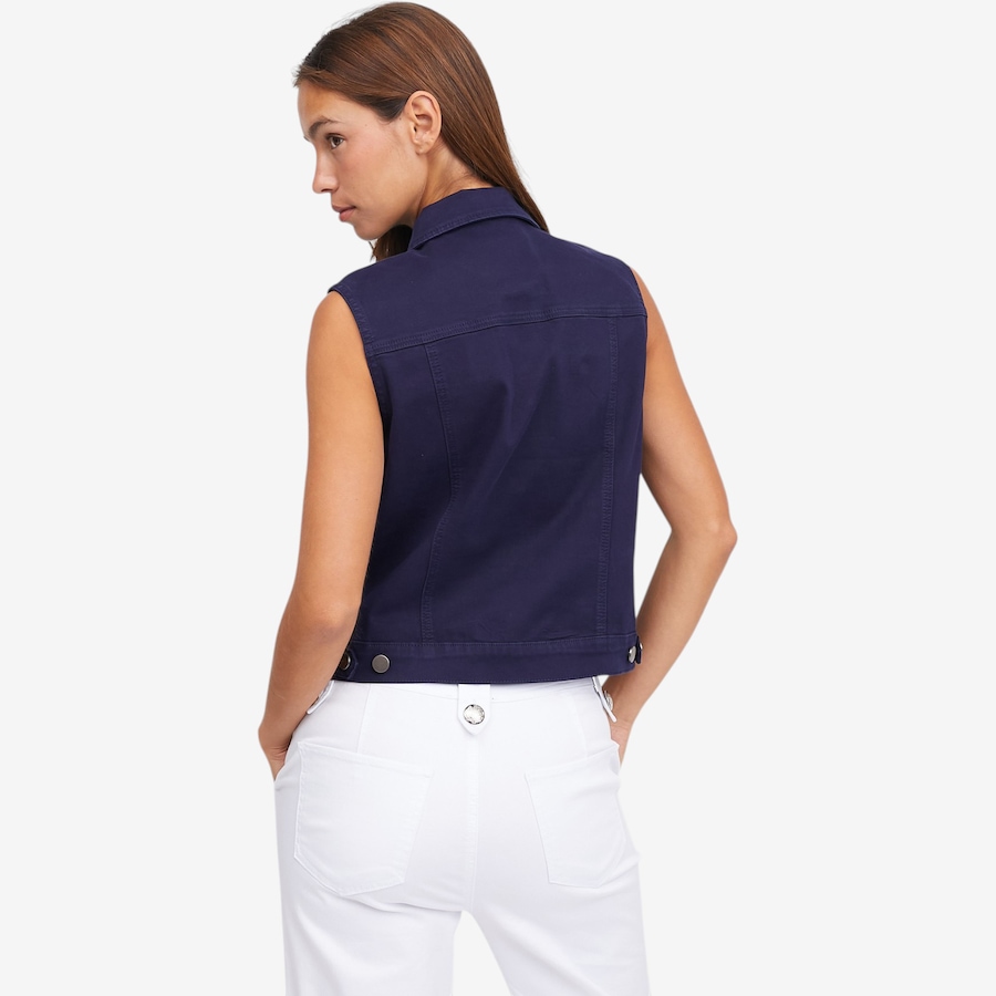 Image 105111_ALTMORE3.jpg, Product 105-111 / Price $90.00, claudia ev Sleeveless Denim Vest from claudia ev on TSC.ca's Fashion department