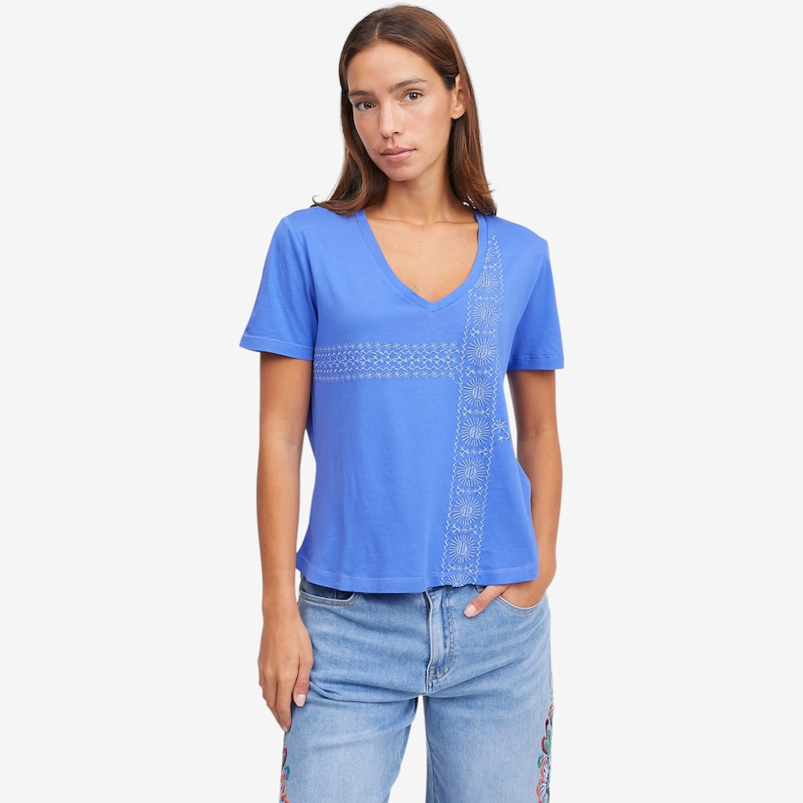 Image 105113_BAJBE.jpg, Product 105-113 / Price $65.00, claudia ev Wash Effect Embellished Top from claudia ev on TSC.ca's Fashion department
