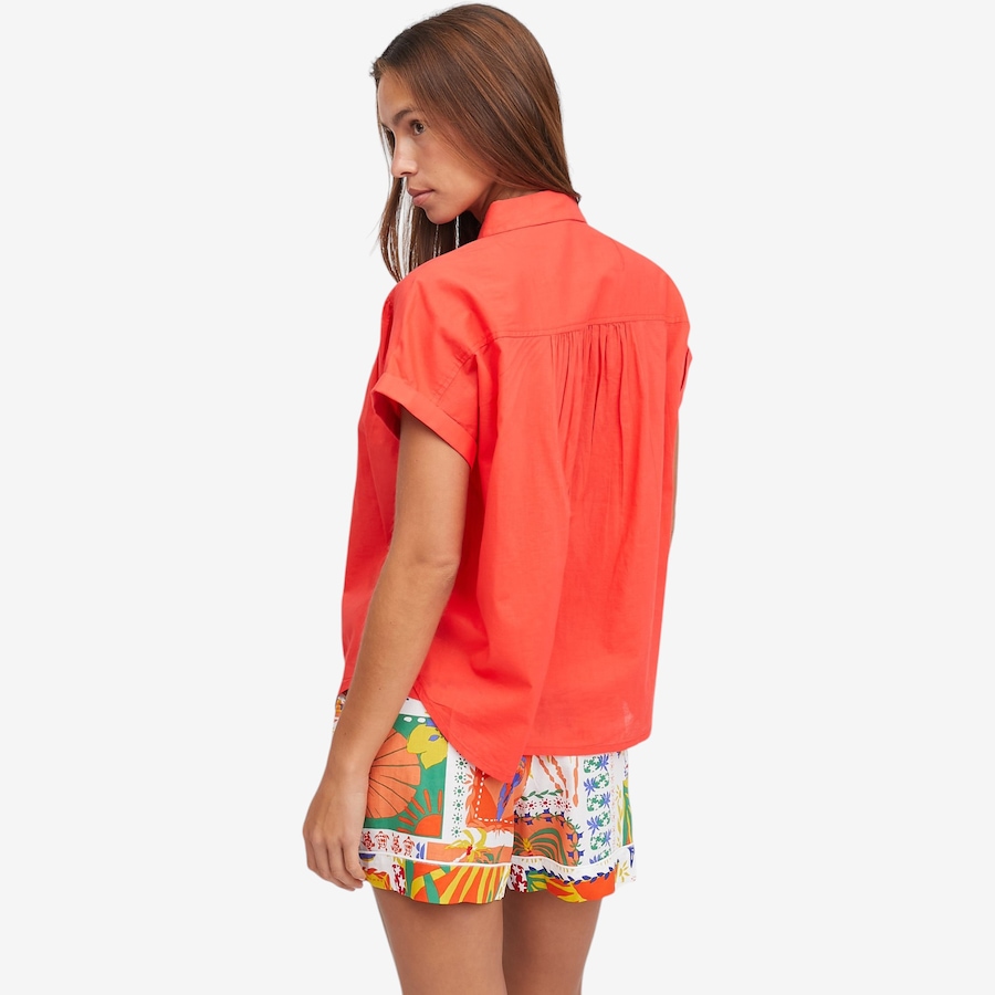 Image 105123_ALTMORE3.jpg, Product 105-123 / Price $75.00, claudia ev Campshirt with Shirring from claudia ev on TSC.ca's Fashion department
