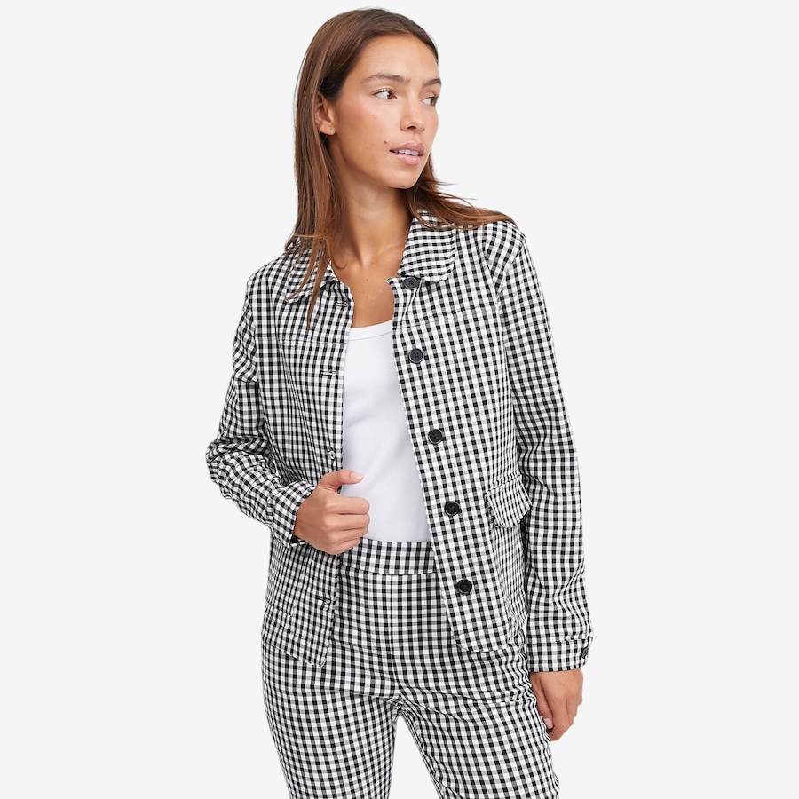 Image 105171_BLK.jpg, Product 105-171 / Price $59.88, claudia ev Button Front Jacket from claudia ev on TSC.ca's Fashion department