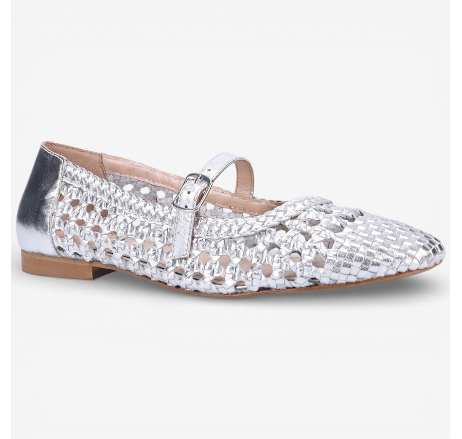 Image 105178_SIL.jpg, Product 105-178 / Price $279.88, Ron White Clover Woven Nappa Flat from Ron White on TSC.ca's Shoes department