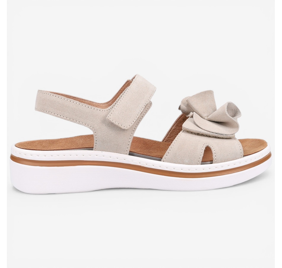 Image 105184_ALTMORE1.jpg, Product 105-184 / Price $395.00, Ron White Frances Suede Sandal from Ron White on TSC.ca's Shoes department