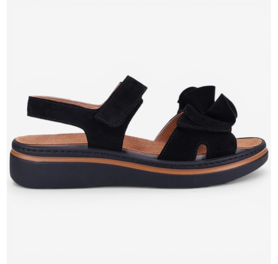 Image 105184_ALTMORE2.jpg, Product 105-184 / Price $395.00, Ron White Frances Suede Sandal from Ron White on TSC.ca's Shoes department