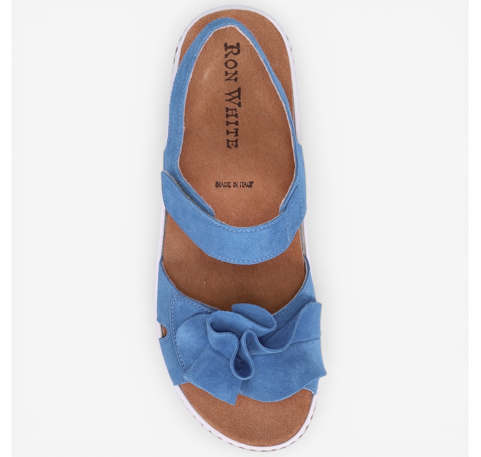 Image 105184_ALTMORE3.jpg, Product 105-184 / Price $395.00, Ron White Frances Suede Sandal from Ron White on TSC.ca's Shoes department