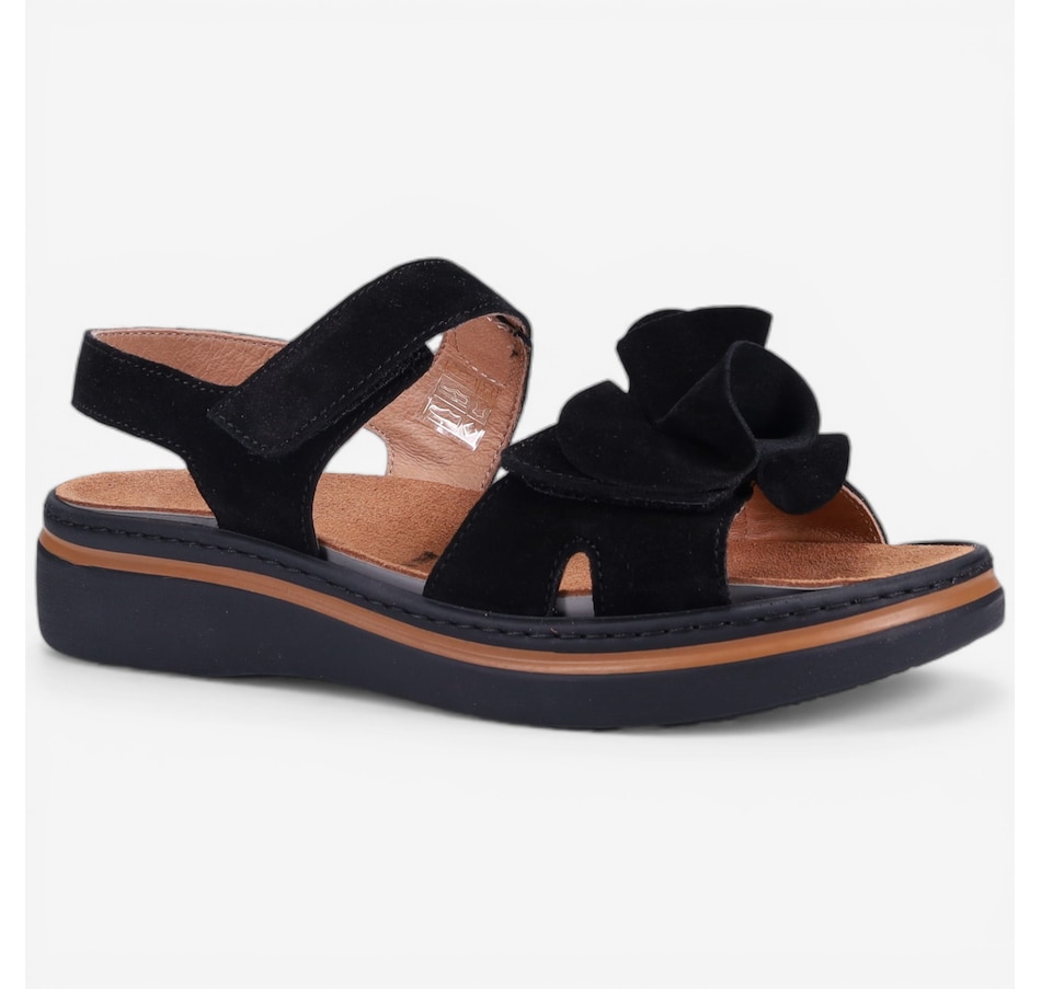 Image 105184_ONX.jpg, Product 105-184 / Price $395.00, Ron White Frances Suede Sandal from Ron White on TSC.ca's Shoes department