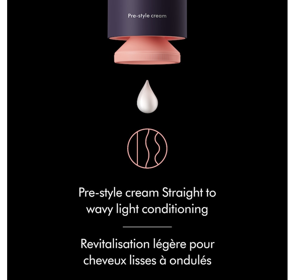 Image 105308_ALTMORE5.jpg, Product 105-308 / Price $39.99 - $69.99, Dyson Chitosan Pre-style Cream, Straight to Wavy, Light Conditioning from Dyson on TSC.ca's Beauty department
