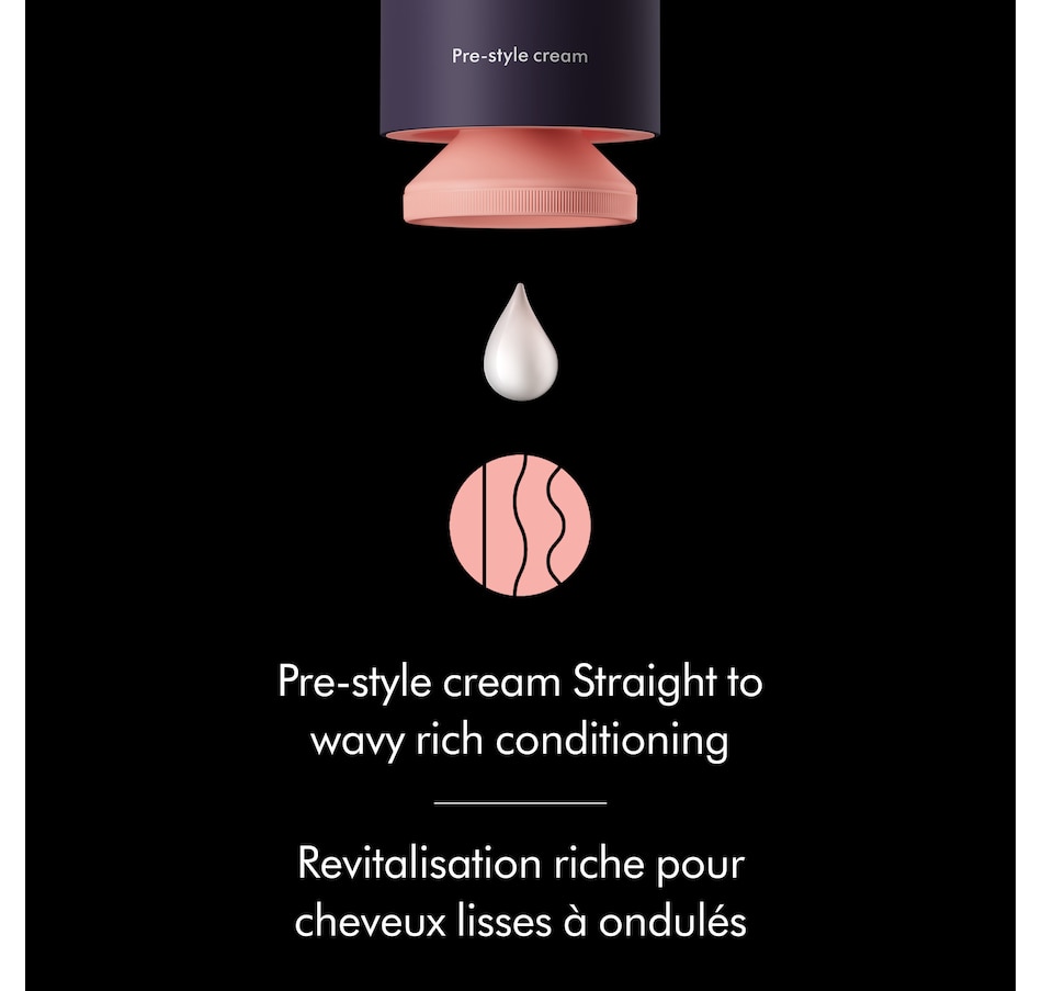 Image 105309_ALTMORE7.jpg, Product 105-309 / Price $39.99 - $69.99, Dyson Chitosan Pre-Style Cream, Straight to Wavy, Rich Conditioning from Dyson on TSC.ca's Beauty department