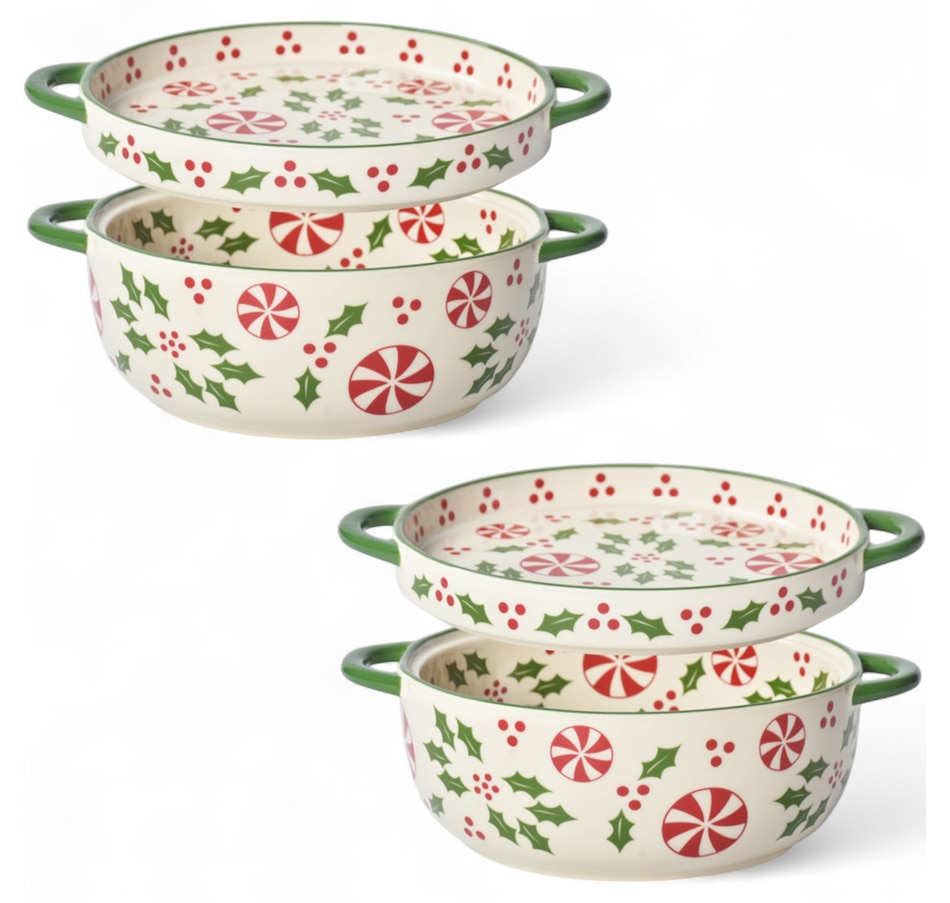 Image 105321_HPMT.jpg, Product 105-321 / Price $49.99, temp-tations Set of Two 1.5-Quart Essential Bakers with Deep Dish Lid-its from temp-tations on TSC.ca's Kitchen department