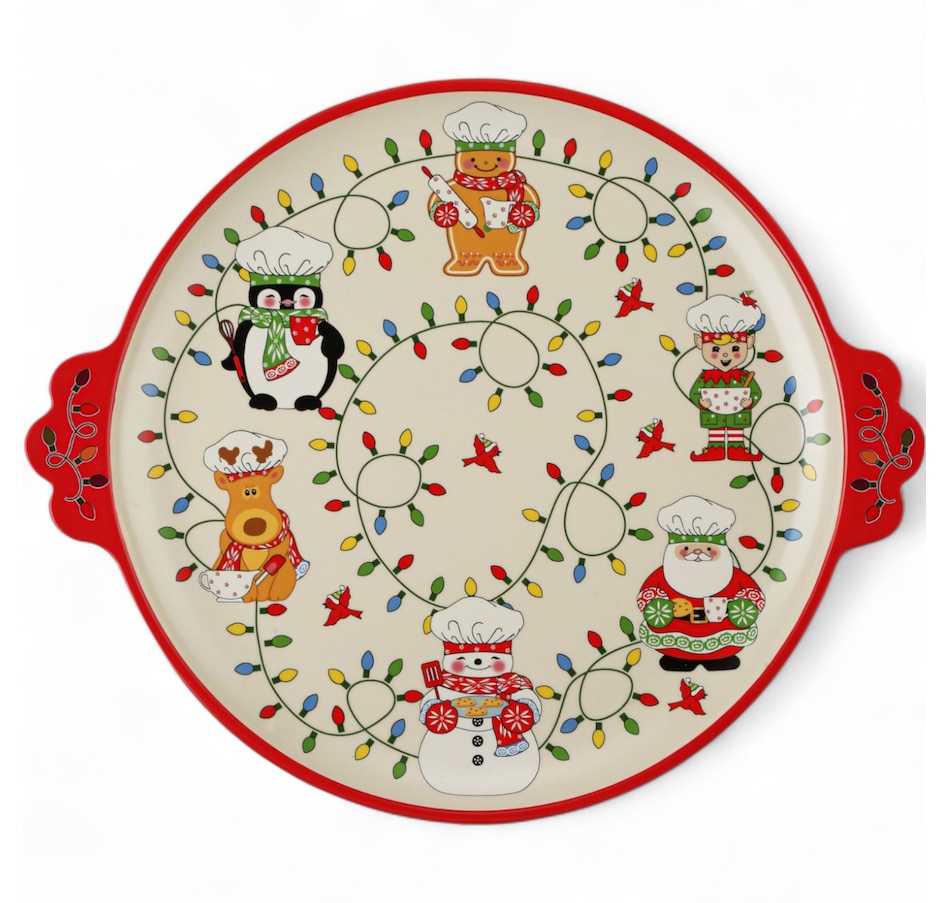 Image 105322_MECHF.jpg, Product 105-322 / Price $39.99, temp-tations 14" Round Platter from temp-tations on TSC.ca's Kitchen department