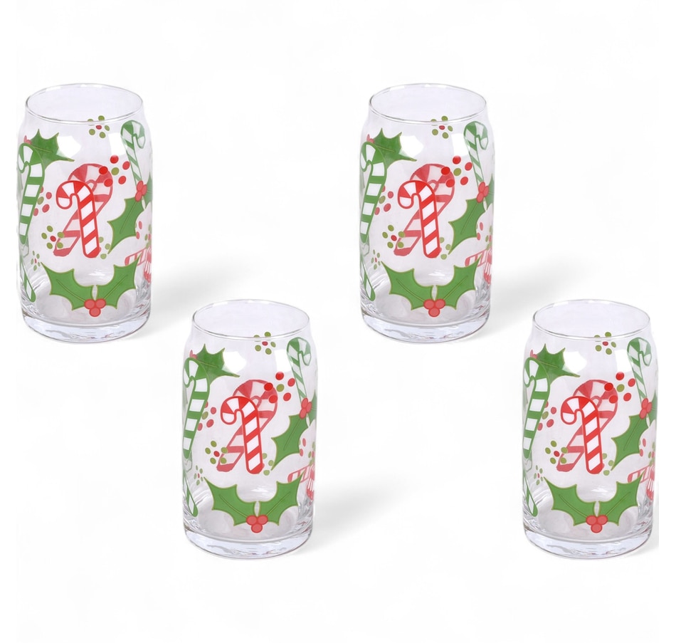 Image 105326_CYC.jpg, Product 105-326 / Price $24.99, temp-tations Can-Style Drinking Glasses (set of 4) from temp-tations on TSC.ca's Home & Garden department