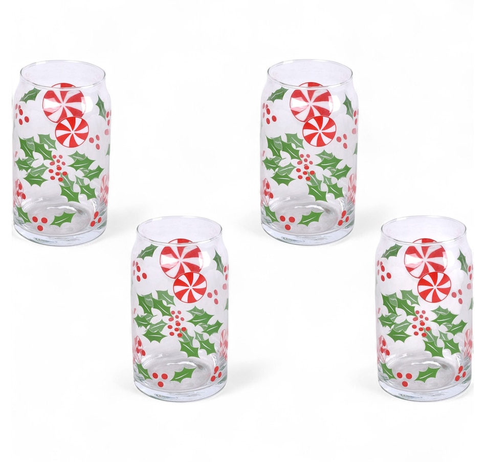 Image 105326_HPMT.jpg, Product 105-326 / Price $24.99, temp-tations Can-Style Drinking Glasses (set of 4) from temp-tations on TSC.ca's Home & Garden department