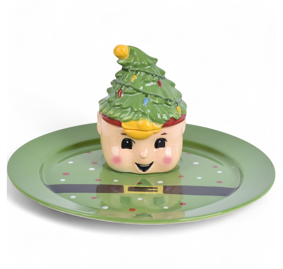 Image 105328_ELF.jpg, Product 105-328 / Price $29.99, temp-tations 12" Platter with 10 oz Lidded Ramekin from temp-tations on TSC.ca's Kitchen department