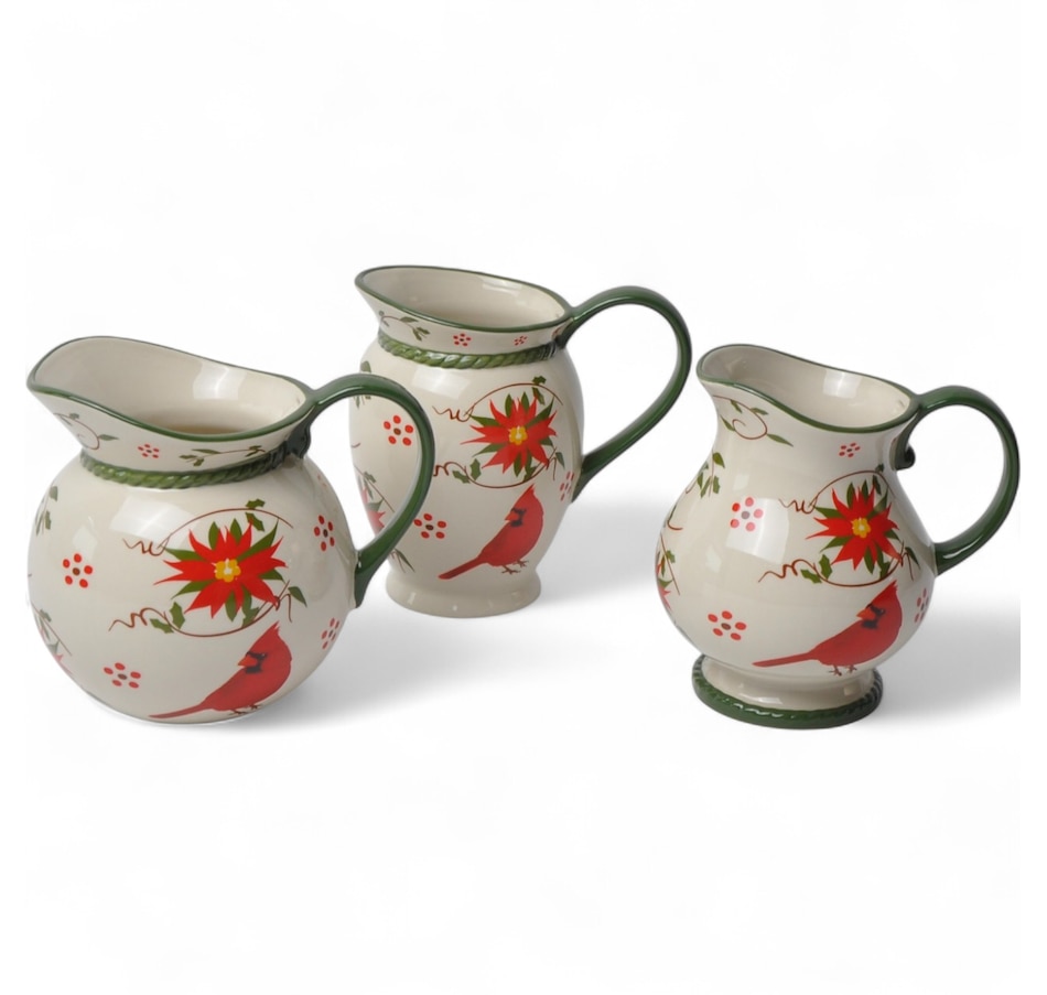 Image 105329_POI.jpg, Product 105-329 / Price $44.99, temp-tations Mini Pitchers (set of 3) from temp-tations on TSC.ca's Kitchen department