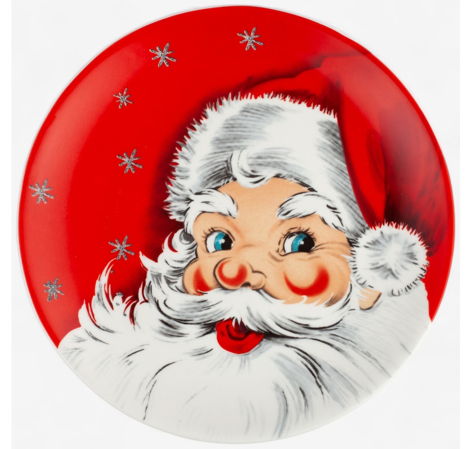 Image 105336_ALTMORE2.jpg, Product 105-336 / Price $32.99, Mr. Christmas 8" Round Christmas Plates (set of 4) from Mr. Christmas on TSC.ca's Kitchen department