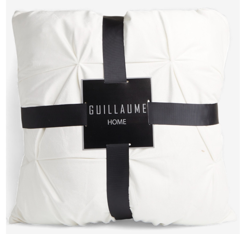 Image 105347_IVR.jpg, Product 105-347 / Price $39.99, Guillaume Velvet Pintuck Deco Pillow from Guillaume on TSC.ca's Home & Garden department