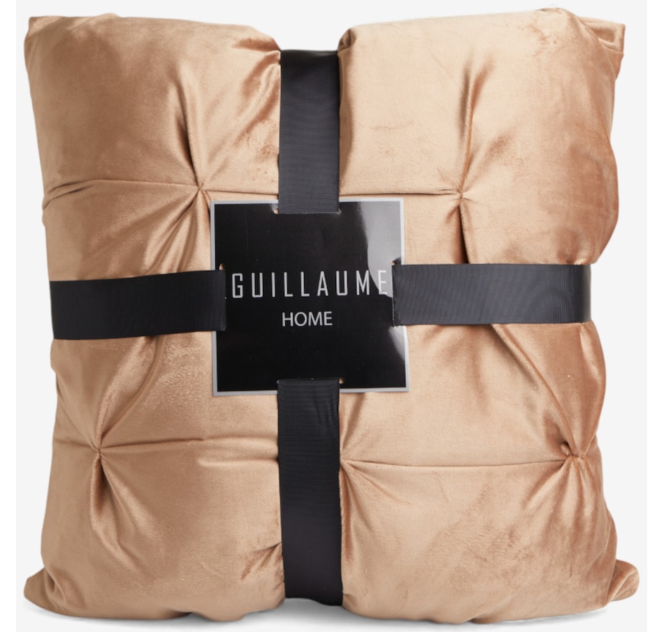 Image 105347_MOC.jpg, Product 105-347 / Price $39.99, Guillaume Velvet Pintuck Deco Pillow from Guillaume on TSC.ca's Home & Garden department