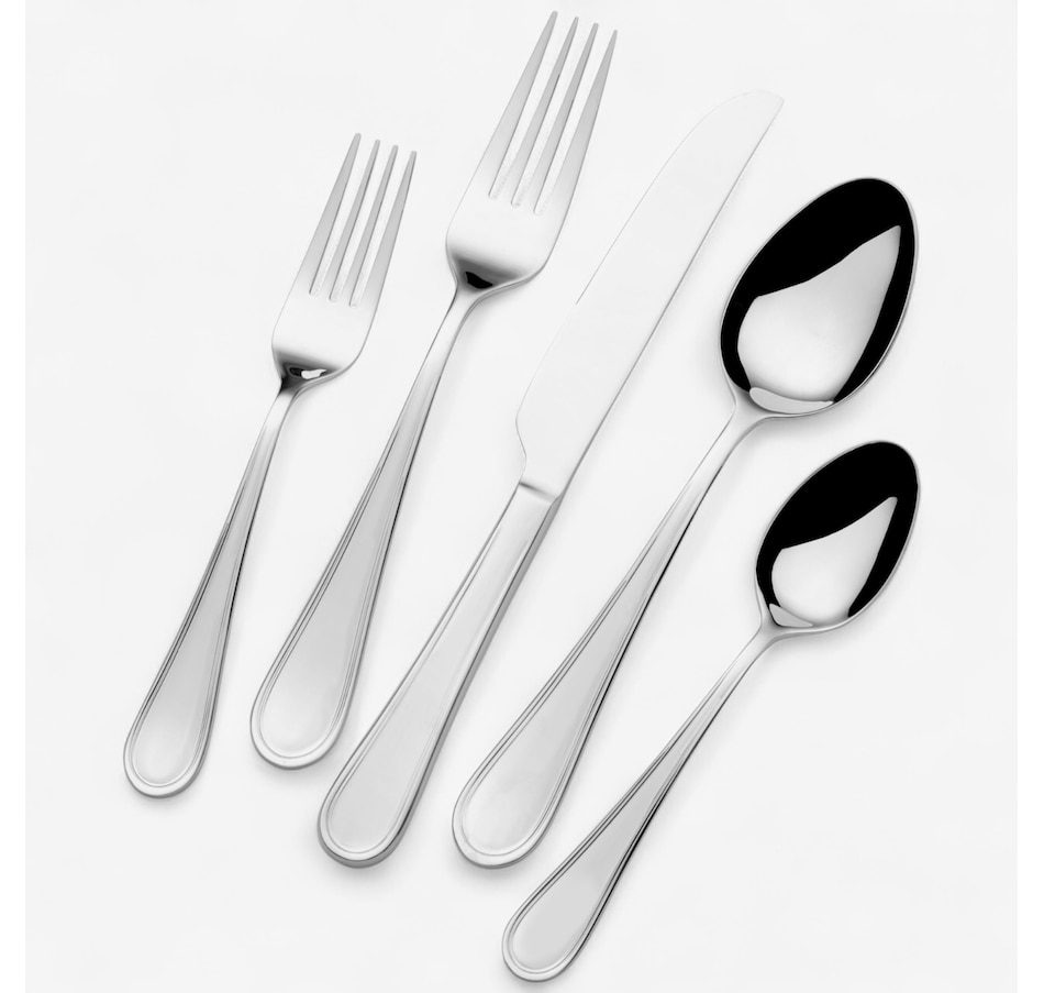 Image 105394.jpg, Product 105-394 / Price $179.99, St. James Orleans Stainless Steel Flatware (90-Piece Set) from St. James on TSC.ca's Kitchen department