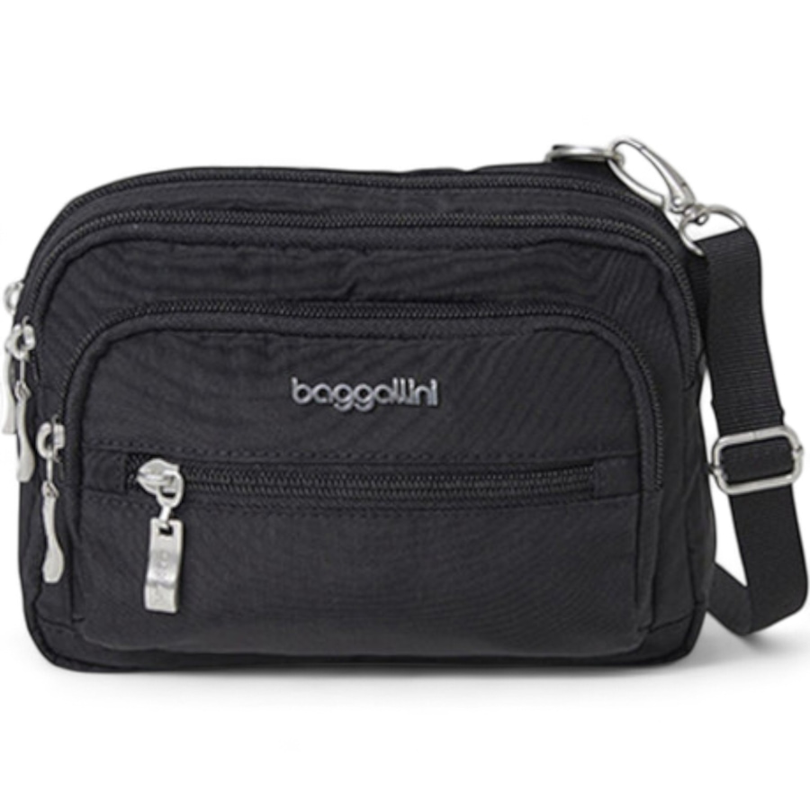 Image 105405_BLK.jpg, Product 105-405 / Price $79.00, Baggallini Triple Zip Bag from Baggallini on TSC.ca's Fashion department