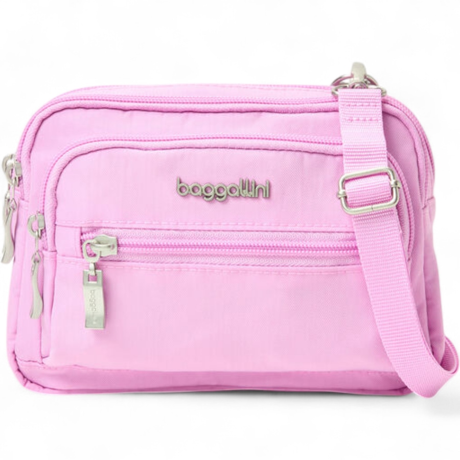 Image 105405_PNK.jpg, Product 105-405 / Price $79.00, Baggallini Triple Zip Bag from Baggallini on TSC.ca's Fashion department