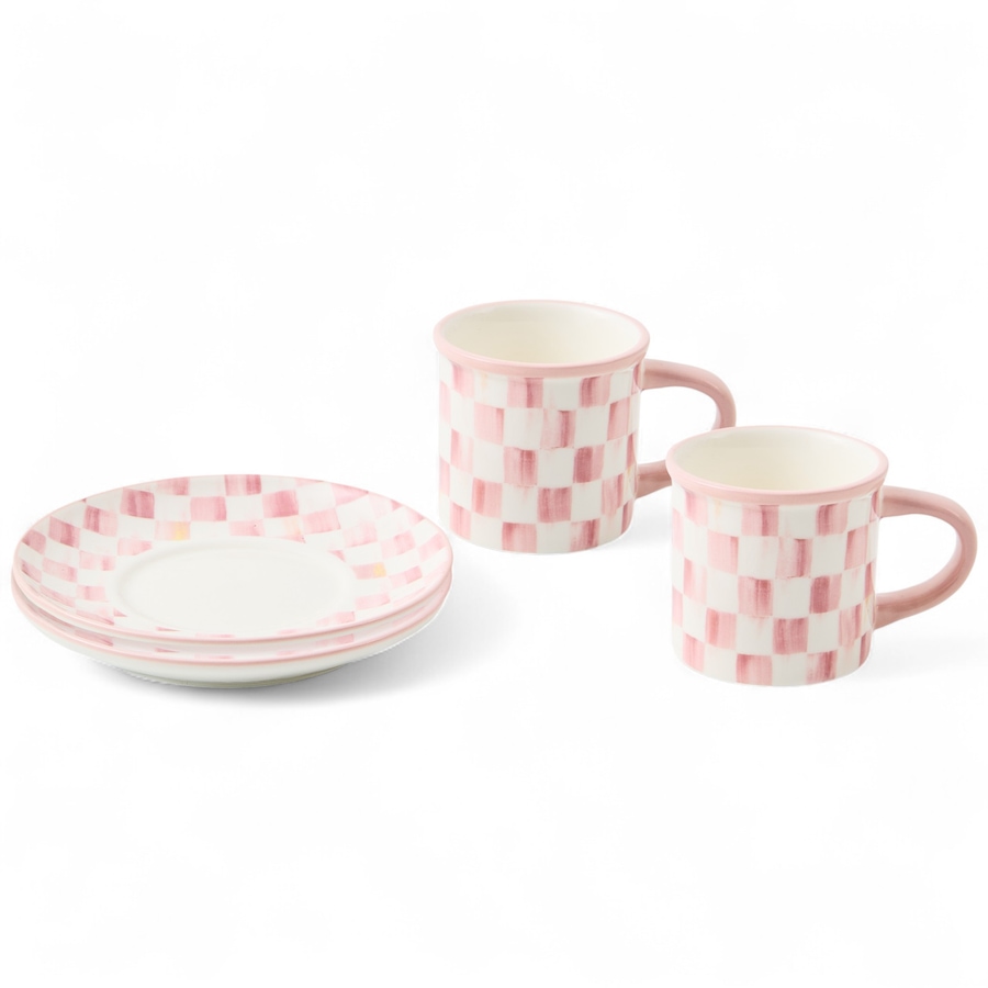 Image 105459_ALTMORE1.jpg, Product 105-459 / Price $148.00, Mackenzie-Childs Stoneware Espresso Cup and Saucer (set of 2) from MacKenzie Childs on TSC.ca's Kitchen department