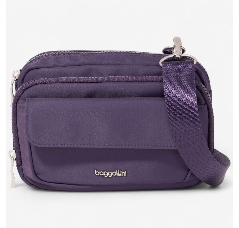 Image 105481_GRA.jpg, Product 105-481 / Price $100.00, Baggallini Modern Double Zip Crossbody from Baggallini on TSC.ca's Fashion department